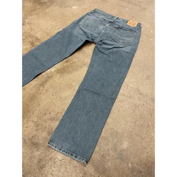 Levis 559 Jeans Mens 36x34 Blue Denim Relaxed Fit Straight Leg Zip Fly Waterless - Picture 12 of 16